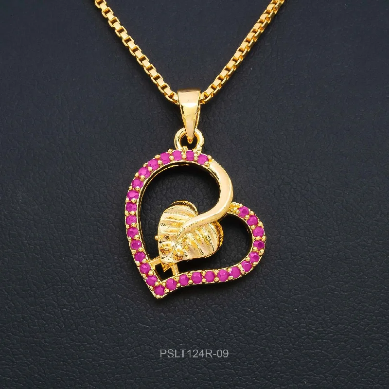 Gold Pendant PSLT124R-09