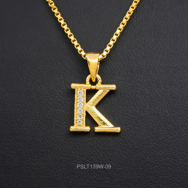 Gold Pendant PSLT139W-09