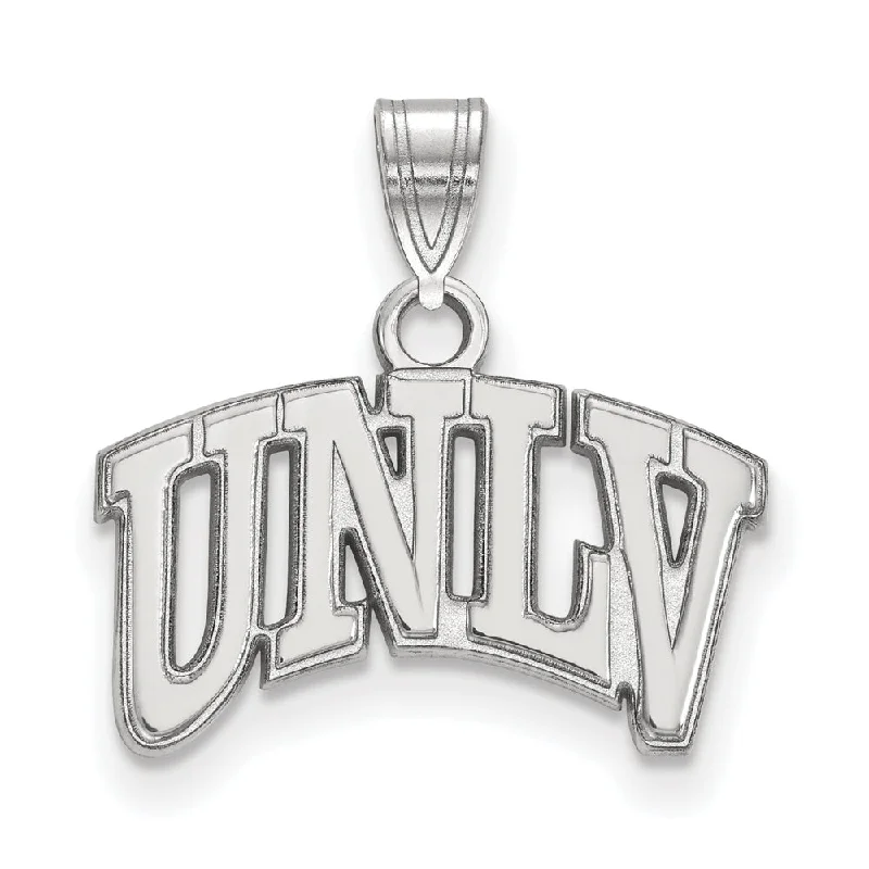 10k White Gold U. of Nevada Las Vegas Small Pendant