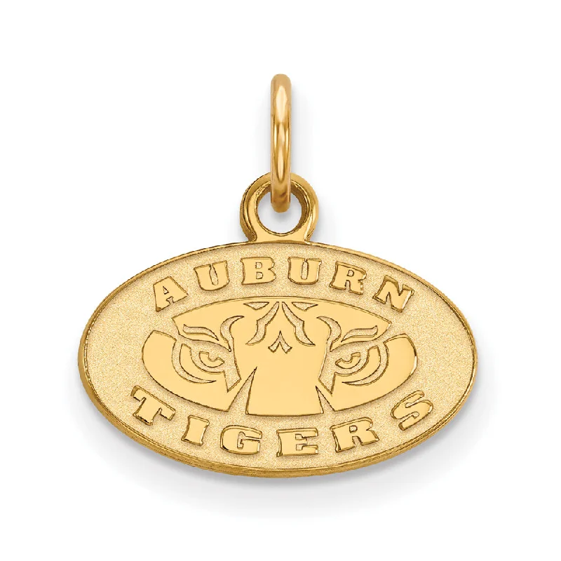 14k Gold Plated Silver Auburn U XS (Tiny) Charm or Pendant