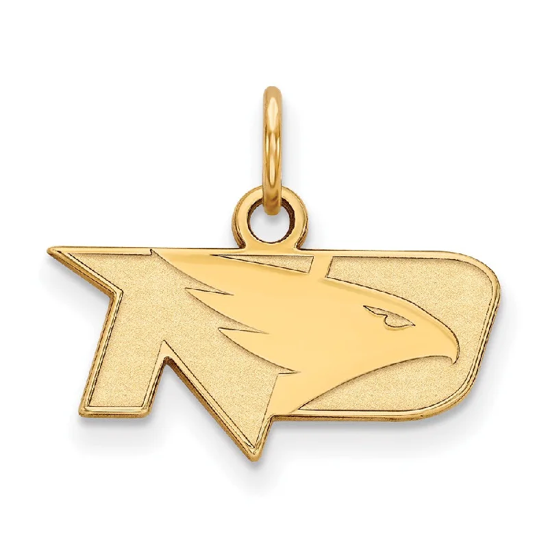 14k Gold Plated Silver North Dakota XS (Tiny) Charm or Pendant