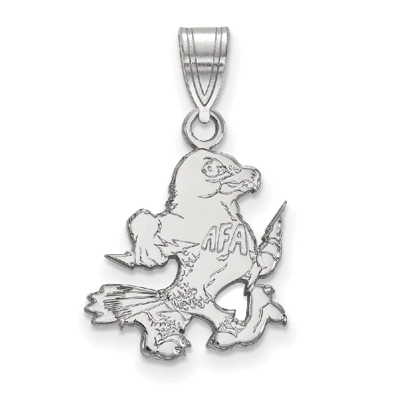 14k White Gold Air Force Academy Medium Pendant