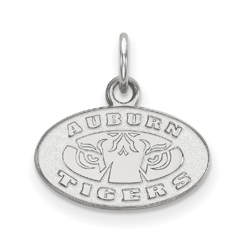 14k White Gold Auburn U XS (Tiny) Charm or Pendant