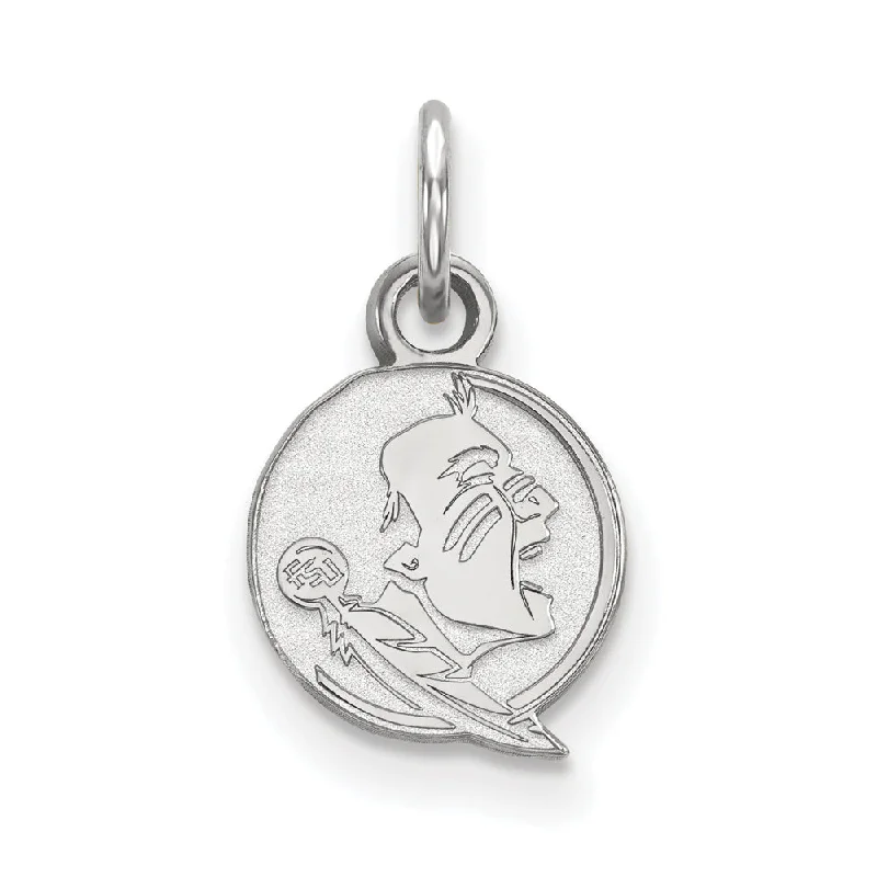 14K White Gold Florida State XS (Tiny) Mascot Charm or Pendant