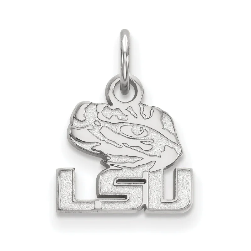 14k White Gold Louisiana State XS (Tiny) Charm or Pendant