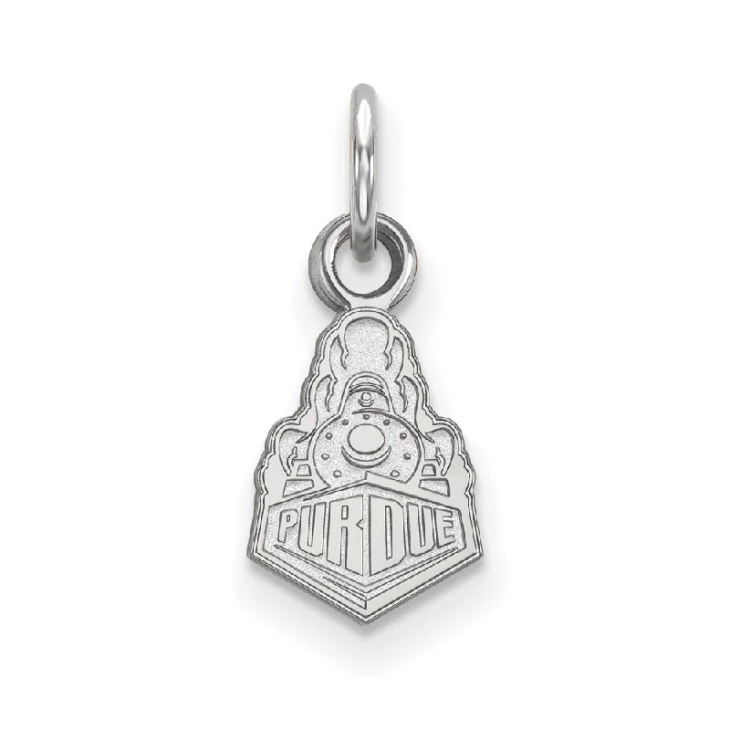 14k White Gold Purdue XS (Tiny) Logo Charm or Pendant