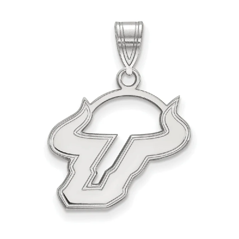 14k White Gold South Florida Medium Pendant