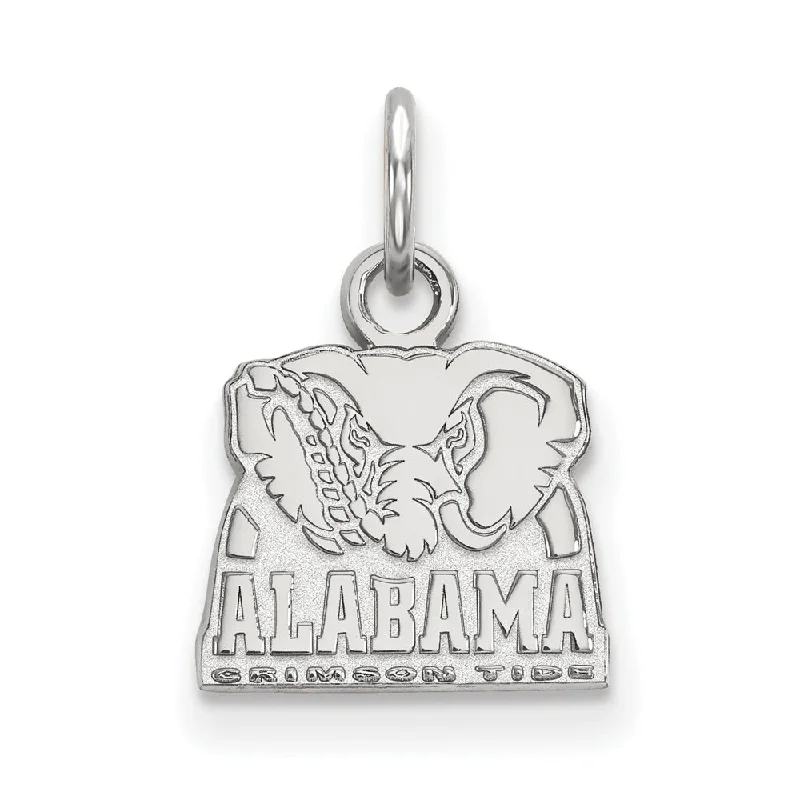 14k White Gold U. of Alabama XS (Tiny) Charm or Pendant