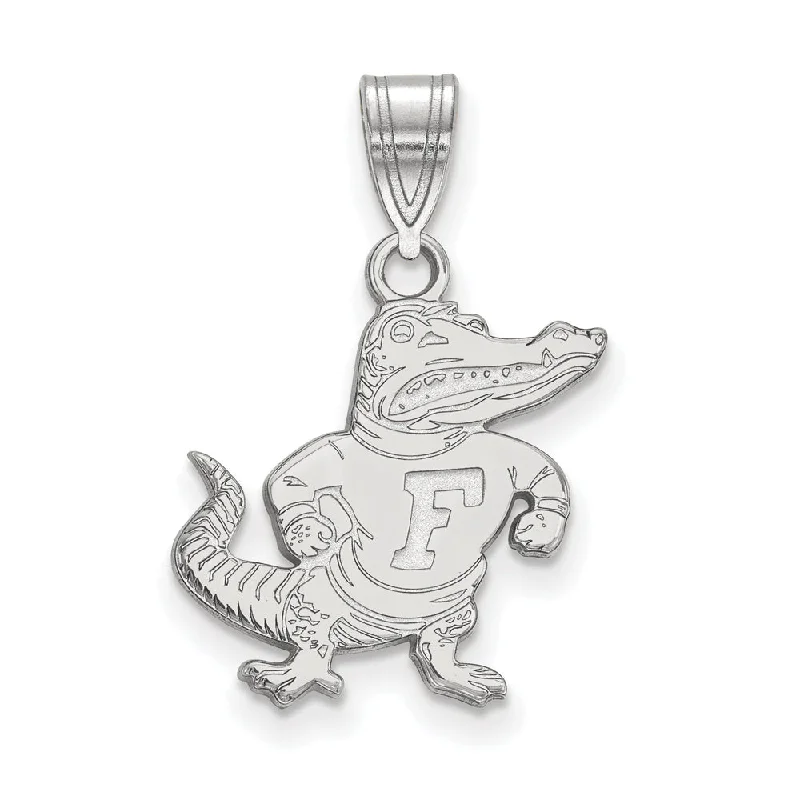 14k White Gold U of Florida Medium Pendant