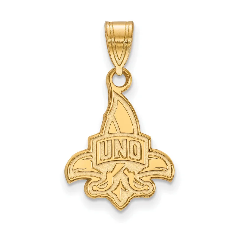 14k Yellow Gold U. of New Orleans Medium Pendant