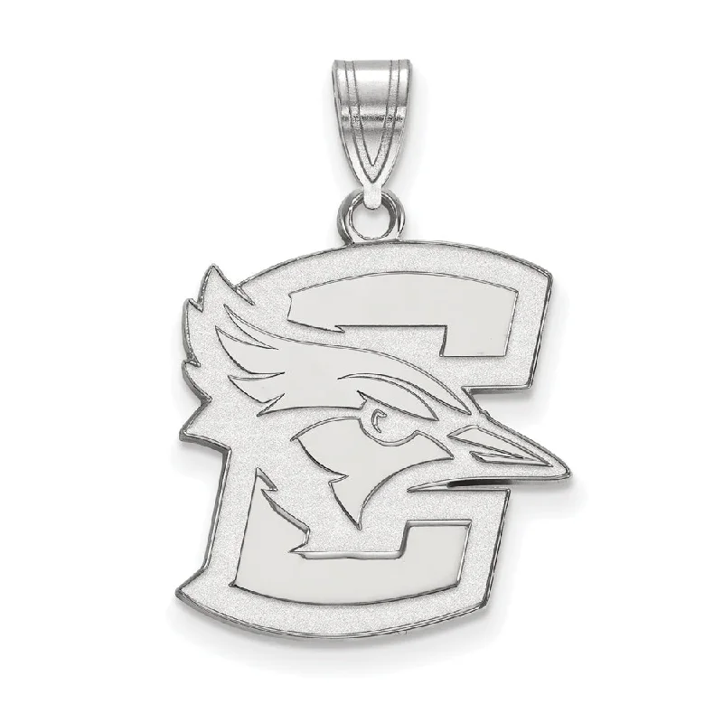 Sterling Silver Creighton U Large Pendant