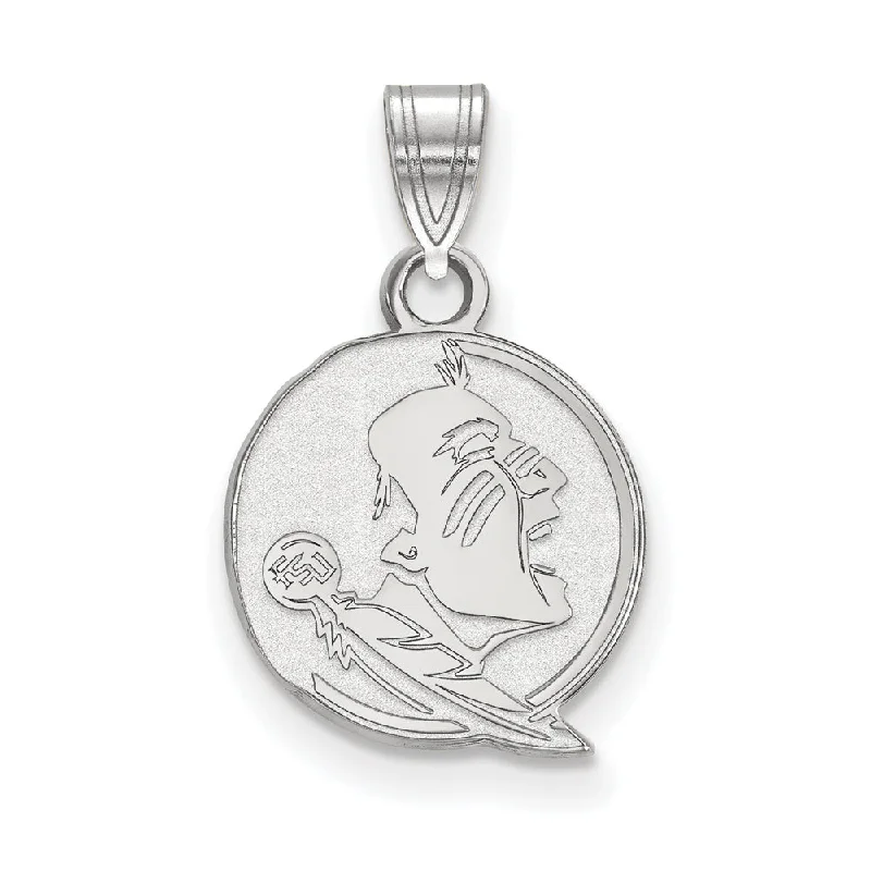 Sterling Silver Florida State Small Mascot Pendant