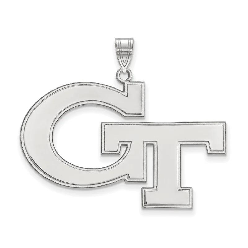 Sterling Silver Georgia Technology XL Pendant