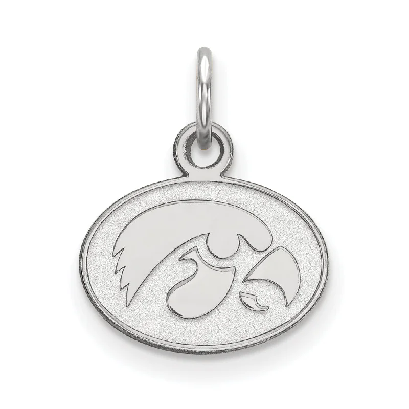 Sterling Silver U. of Iowa XS (Tiny) Charm or Pendant